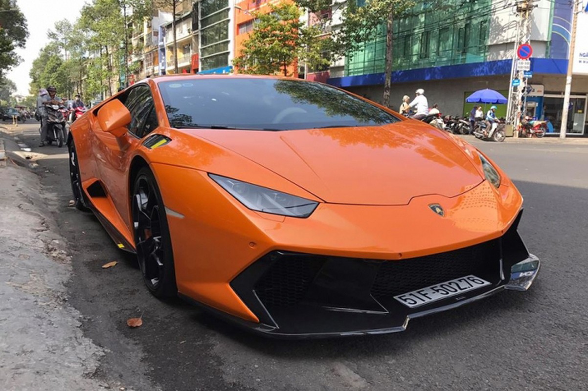 Sieu xe Lamborghini Huracan doc nhat Viet Nam tai Sai Gon